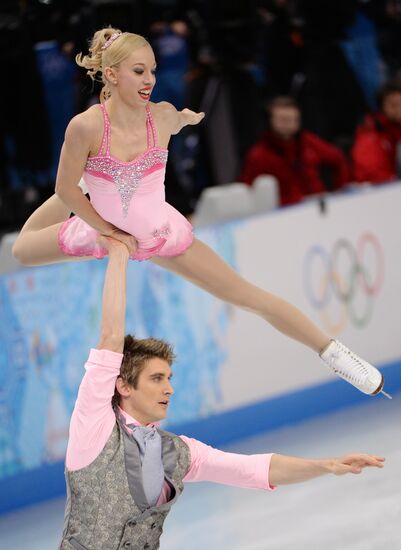 2014 Winter Olympics. Figure skating. Pairs. Short program