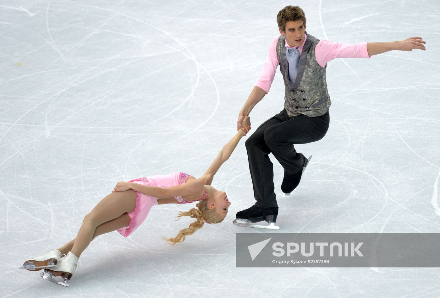 2014 Winter Olympics. Figure skating. Pairs. Short program