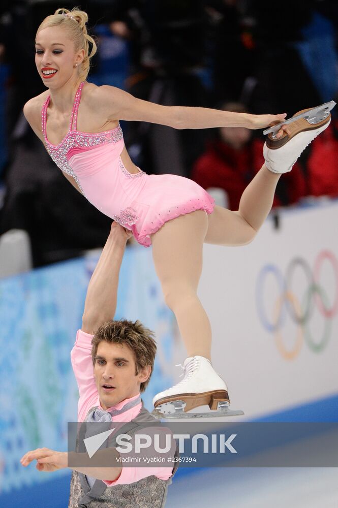 2014 Winter Olympics. Figure skating. Pairs. Short program