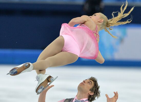 2014 Winter Olympics. Figure skating. Pairs. Short program