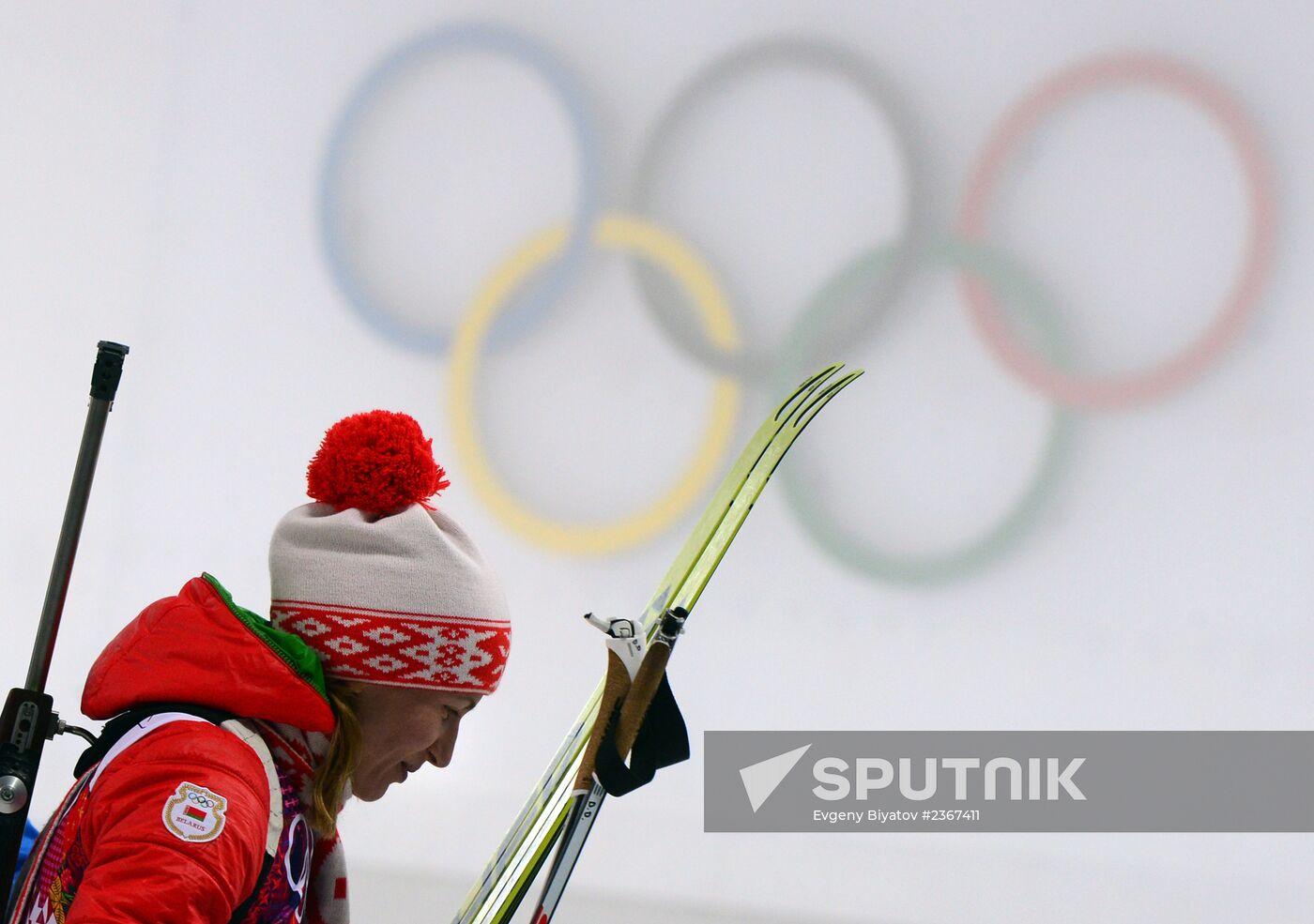 2014 Winter Olympics. Biathlon. Women. Pursuit race