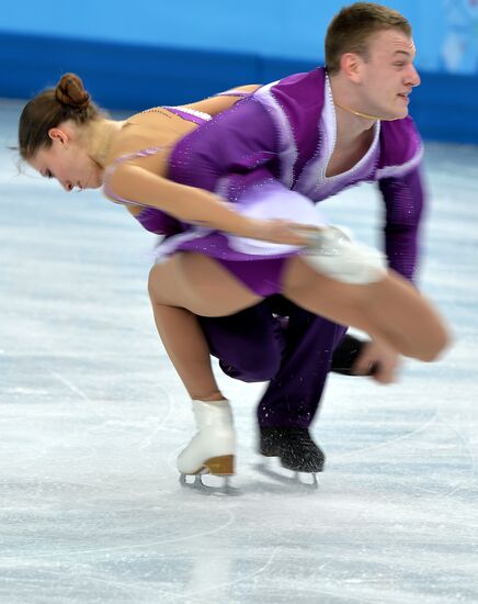 2014 Winter Olympics. Figure skating. Pairs. Short program