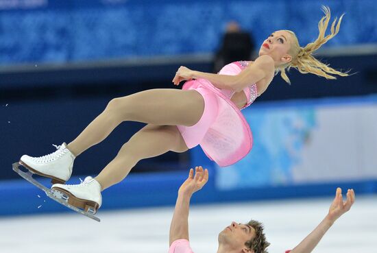 2014 Winter Olympics. Figure skating. Pairs. Short program