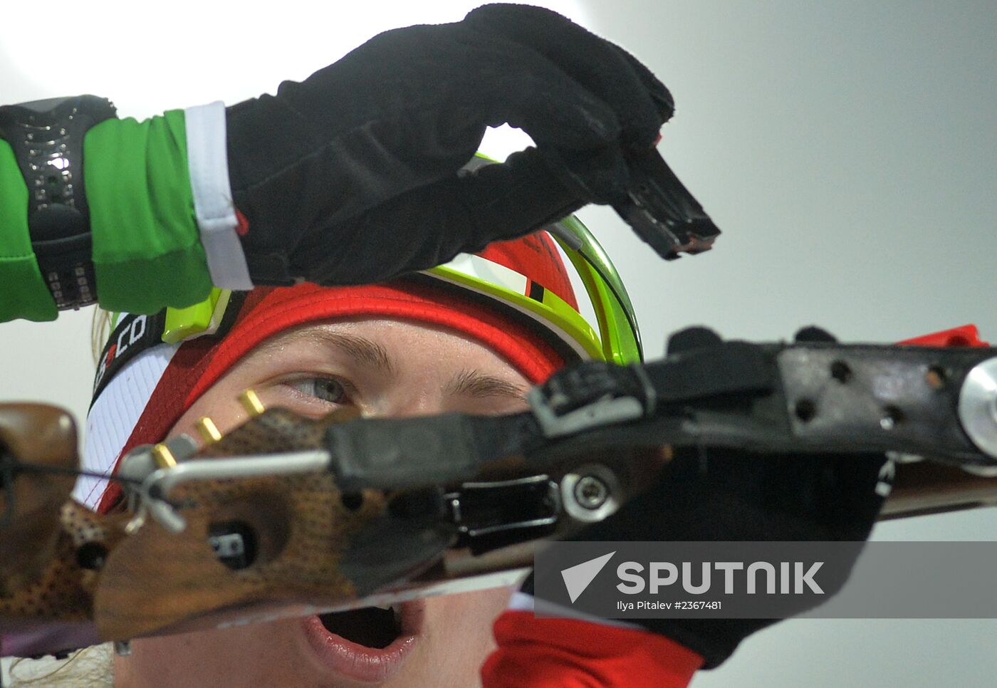 2014 Winter Olympics. Biathlon. Women. Pursuit race