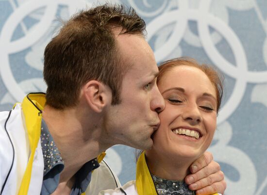 2014 Winter Olympics. Figure skating. Pairs. Short program