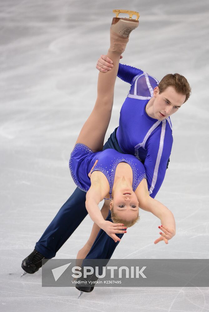 2014 Winter Olympics. Figure skating. Pairs. Short program