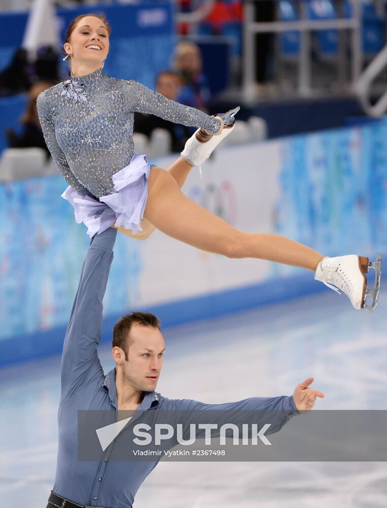 2014 Winter Olympics. Figure skating. Pairs. Short program