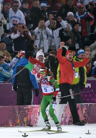 2014 Winter Olympics. Biathlon. Women. Pursuit race