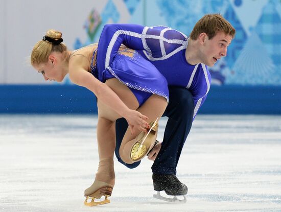 2014 Winter Olympics. Figure skating. Pairs. Short program