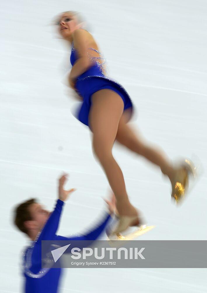 2014 Winter Olympics. Figure skating. Pairs. Short program