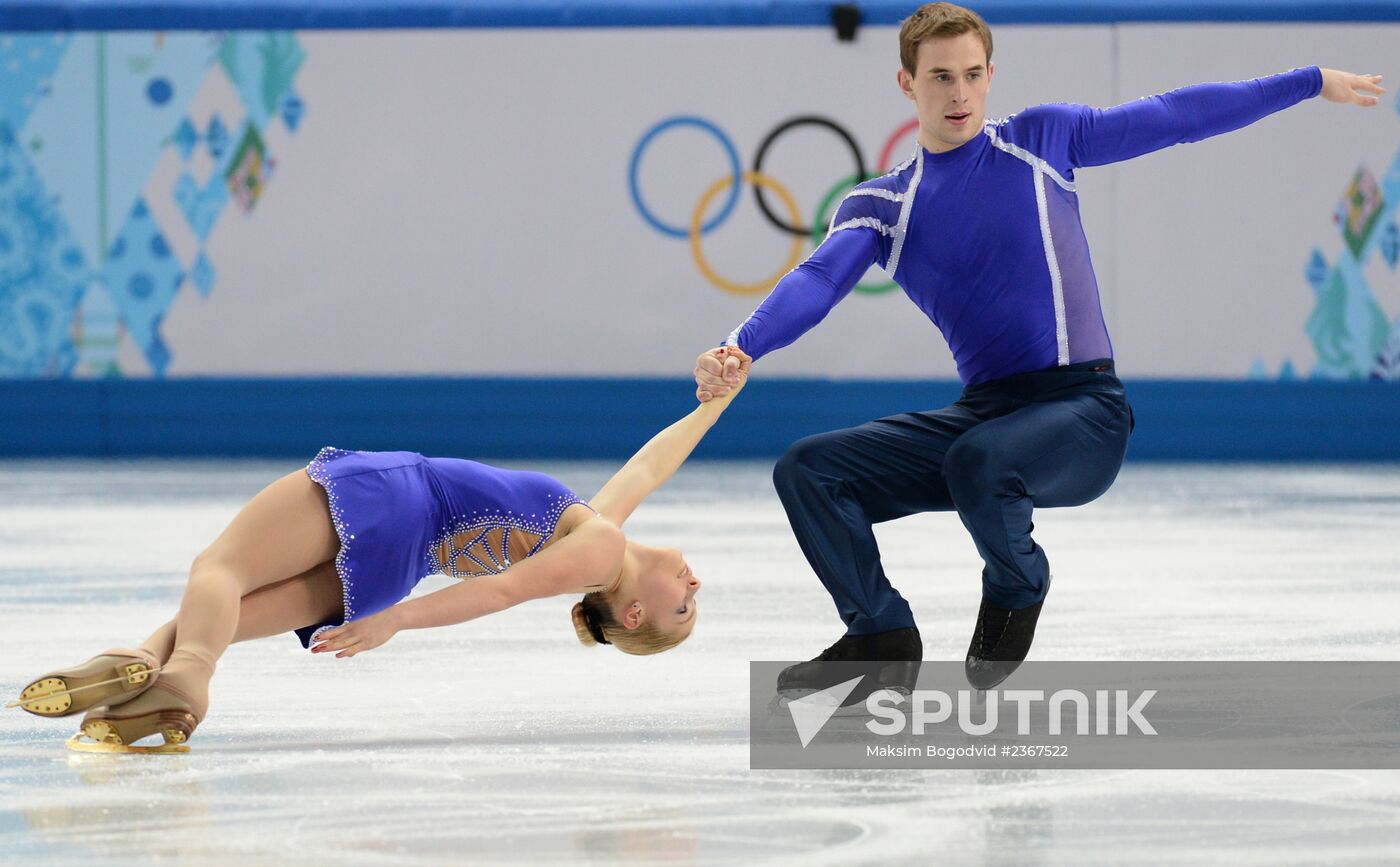 2014 Winter Olympics. Figure skating. Pairs. Short program