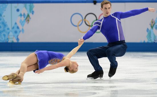 2014 Winter Olympics. Figure skating. Pairs. Short program