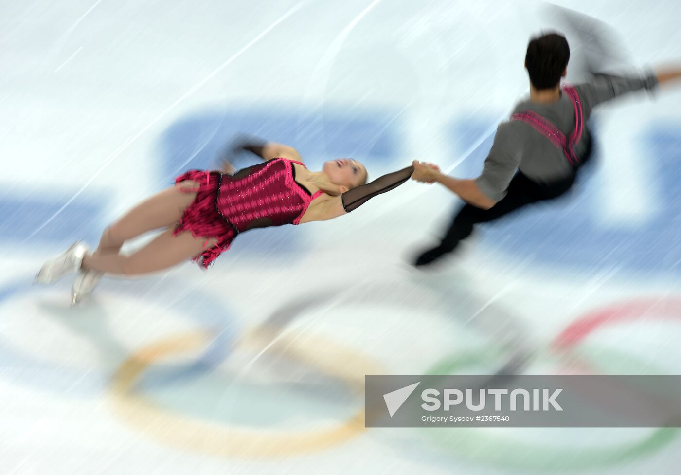 2014 Winter Olympics. Figure skating. Pairs. Short program