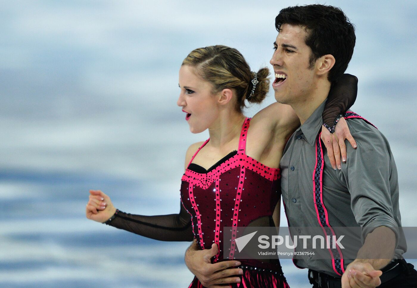 2014 Winter Olympics. Figure skating. Pairs. Short program