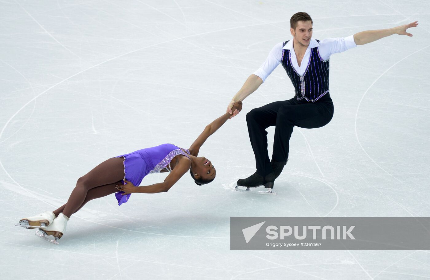 2014 Winter Olympics. Figure skating. Pairs. Short program