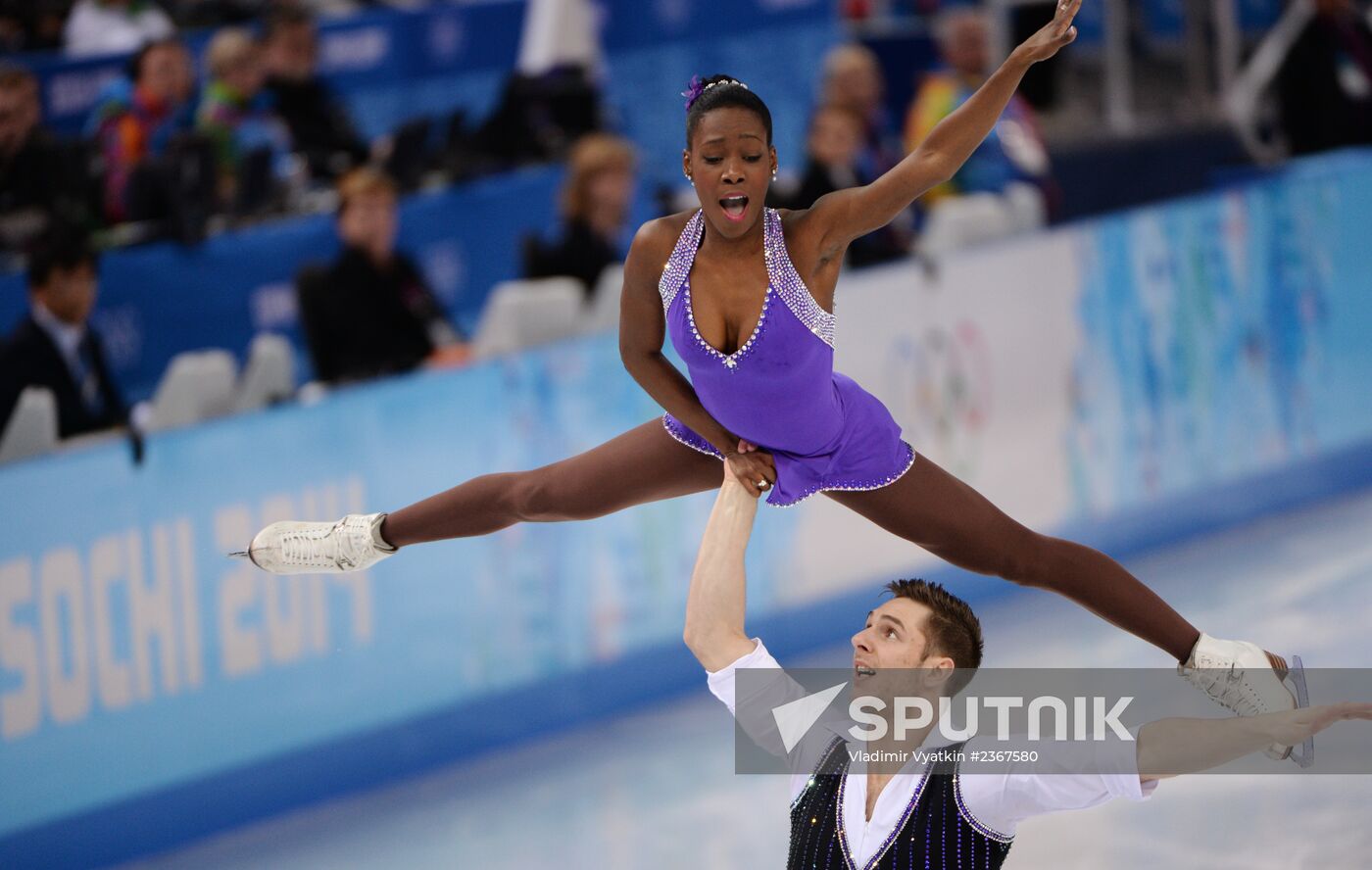 2014 Winter Olympics. Figure skating. Pairs. Short program