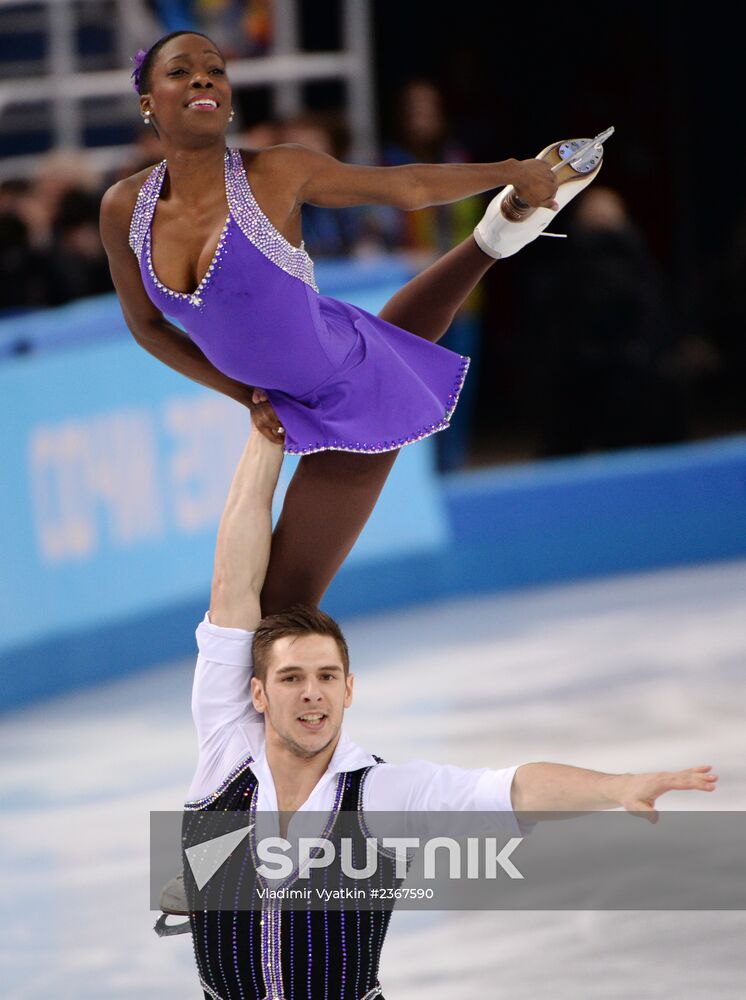 2014 Winter Olympics. Figure skating. Pairs. Short program