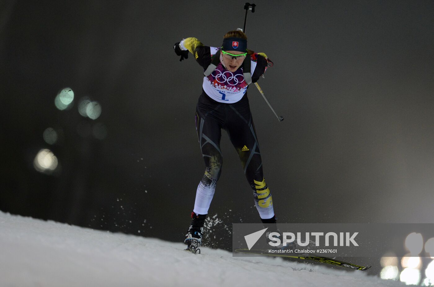 2014 Winter Olympics. Biathlon. Women. Pursuit race