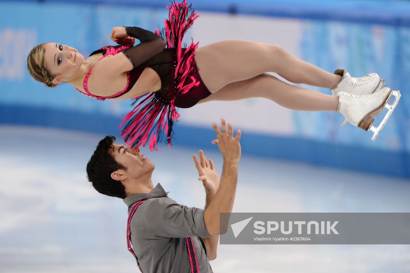 2014 Winter Olympics. Figure skating. Pairs. Short program