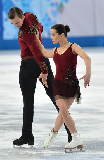 2014 Winter Olympics. Figure skating. Pairs. Short program