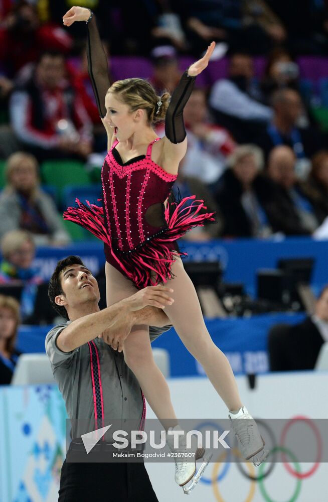 2014 Winter Olympics. Figure skating. Pairs. Short program