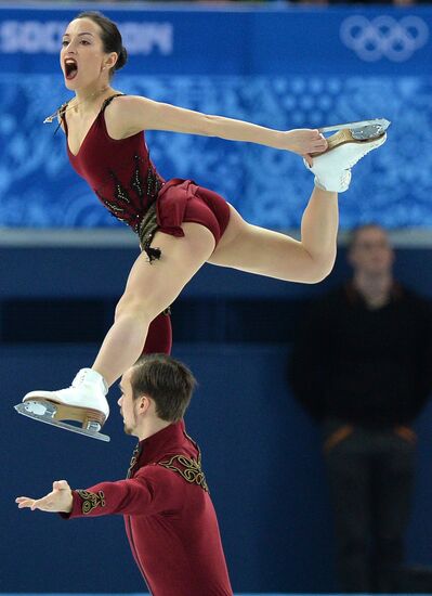 2014 Winter Olympics. Figure skating. Pairs. Short program