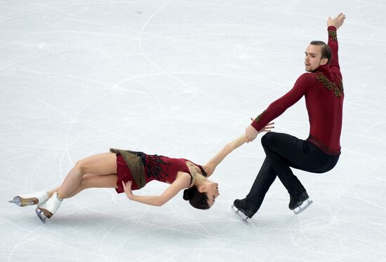 2014 Winter Olympics. Figure skating. Pairs. Short program