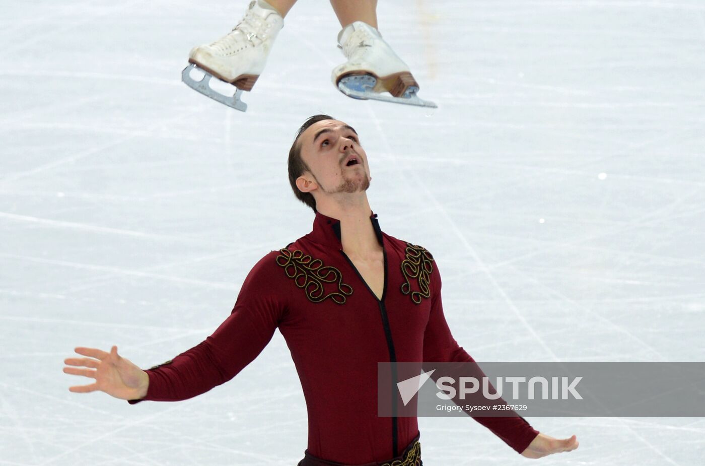 2014 Winter Olympics. Figure skating. Pairs. Short program