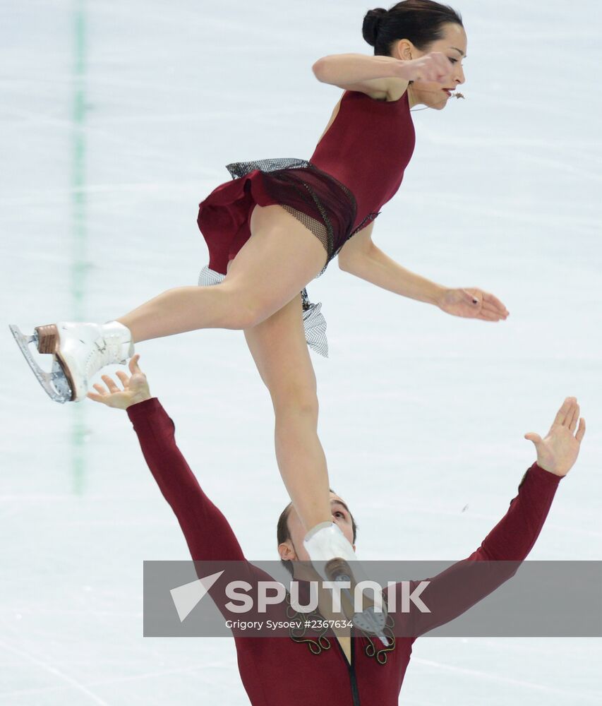 2014 Winter Olympics. Figure skating. Pairs. Short program