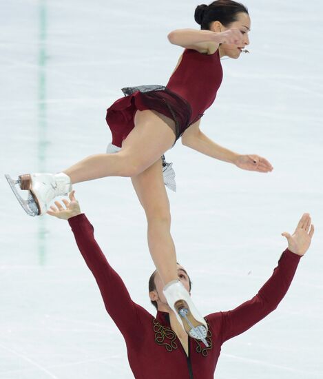 2014 Winter Olympics. Figure skating. Pairs. Short program