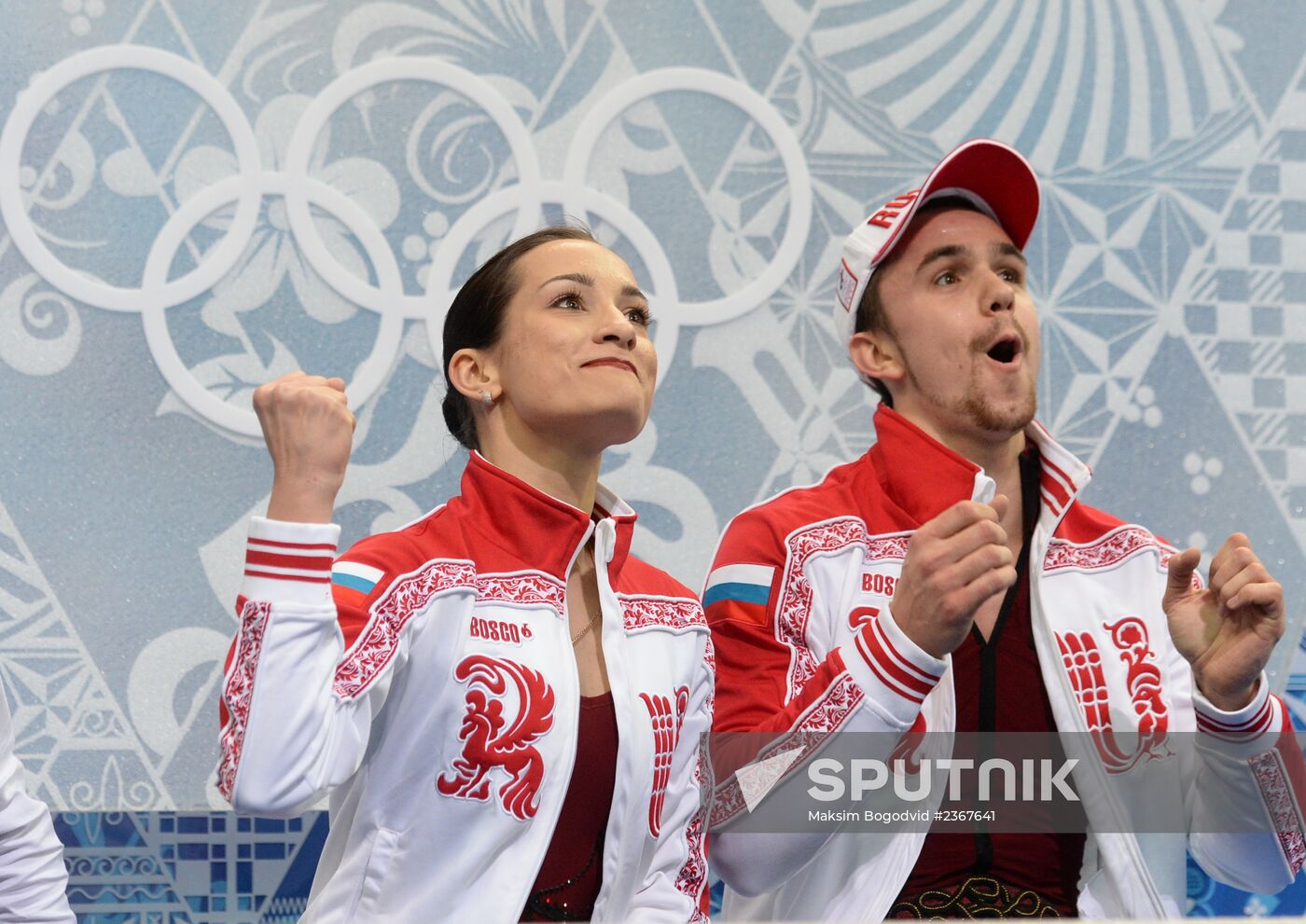 2014 Winter Olympics. Figure skating. Pairs. Short program