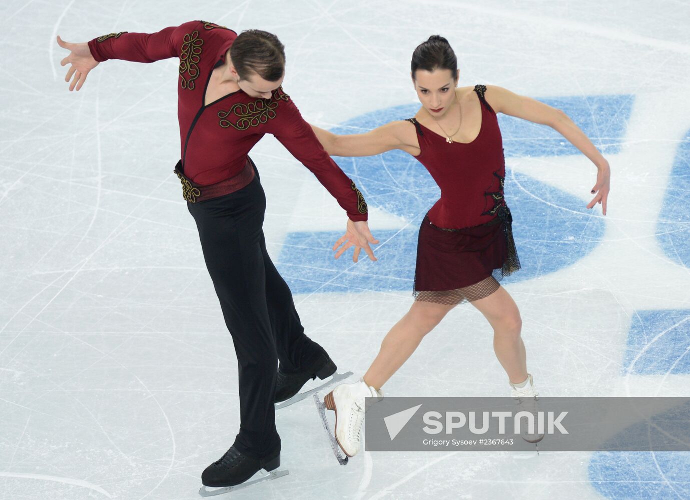 2014 Winter Olympics. Figure skating. Pairs. Short program