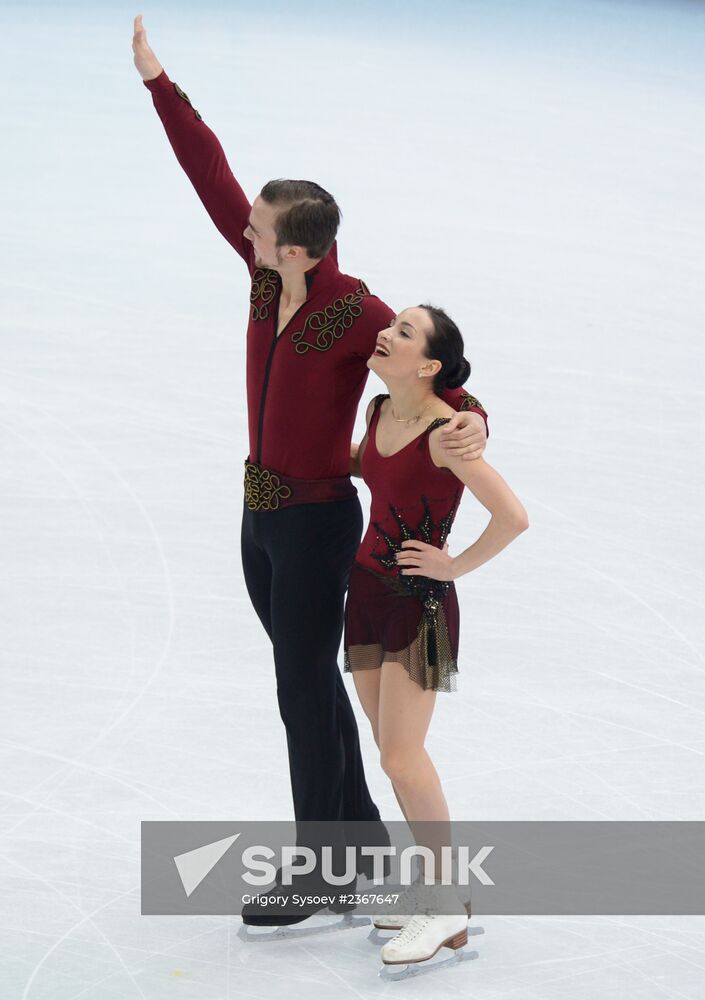 2014 Winter Olympics. Figure skating. Pairs. Short program