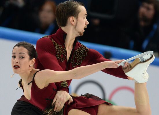 2014 Winter Olympics. Figure skating. Pairs. Short program