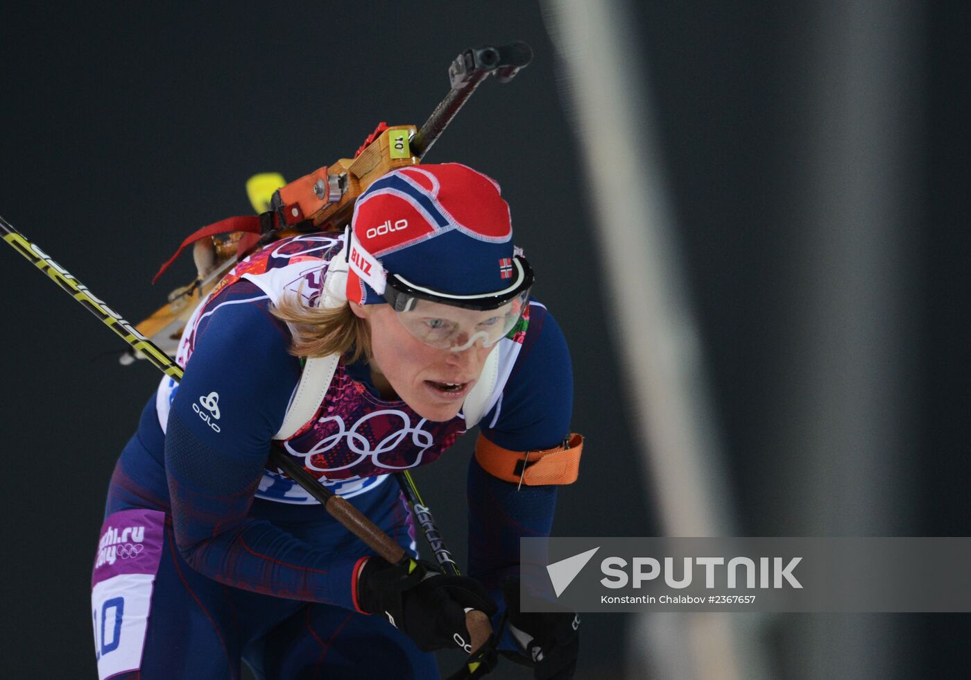 2014 Winter Olympics. Biathlon. Women. Pursuit race