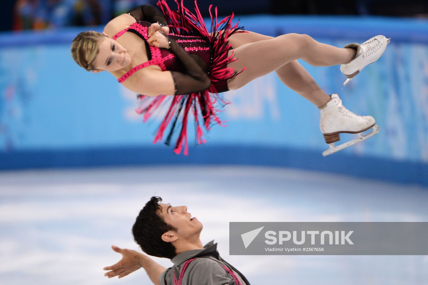 2014 Winter Olympics. Figure skating. Pairs. Short program