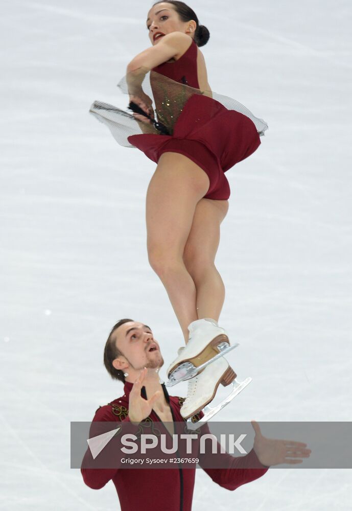 2014 Winter Olympics. Figure skating. Pairs. Short program