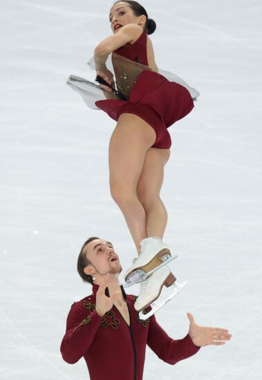 2014 Winter Olympics. Figure skating. Pairs. Short program