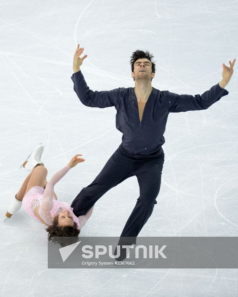 2014 Winter Olympics. Figure skating. Pairs. Short program