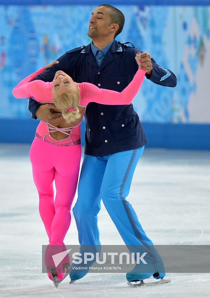 2014 Winter Olympics. Figure skating. Pairs. Short program