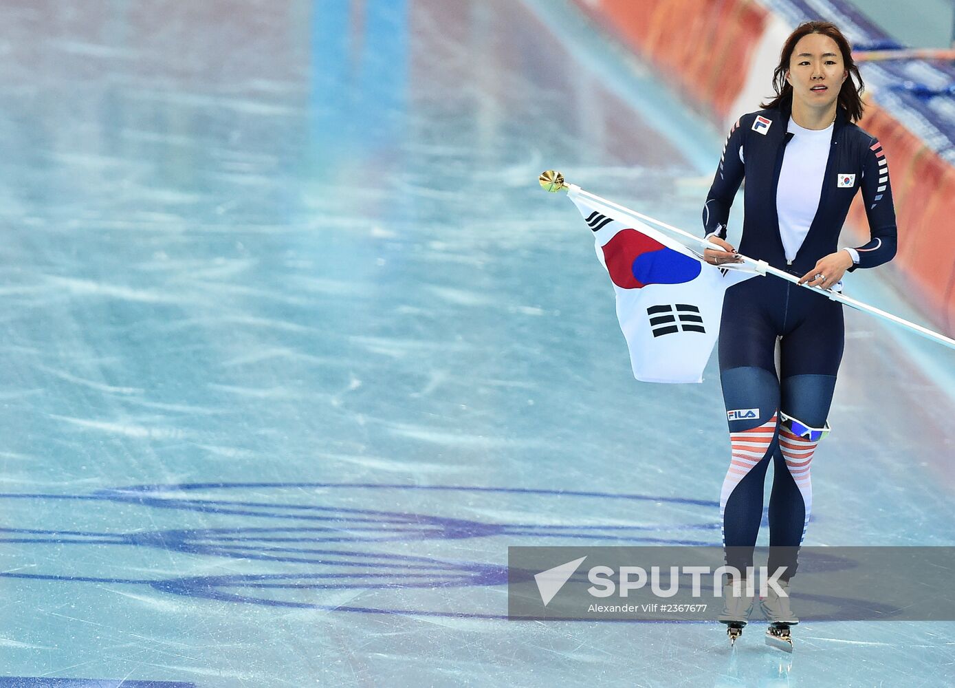 2014 Winter Olympics. Speed skating. Women. 500m