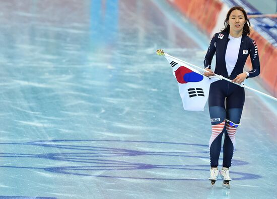 2014 Winter Olympics. Speed skating. Women. 500m