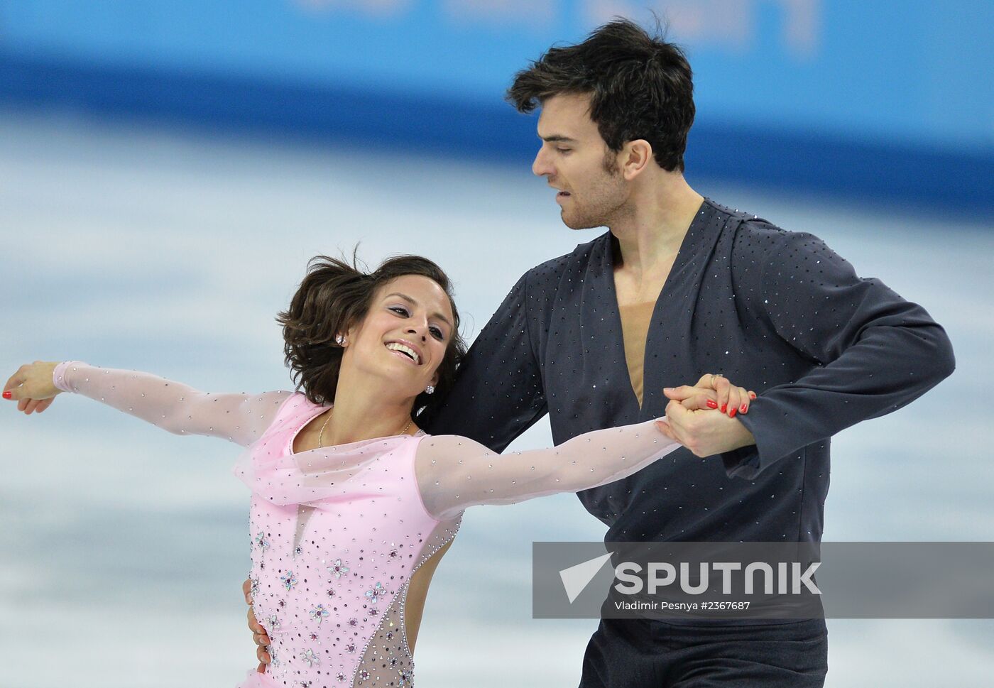 2014 Winter Olympics. Figure skating. Pairs. Short program