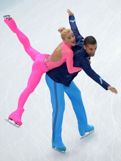 2014 Winter Olympics. Figure skating. Pairs. Short program