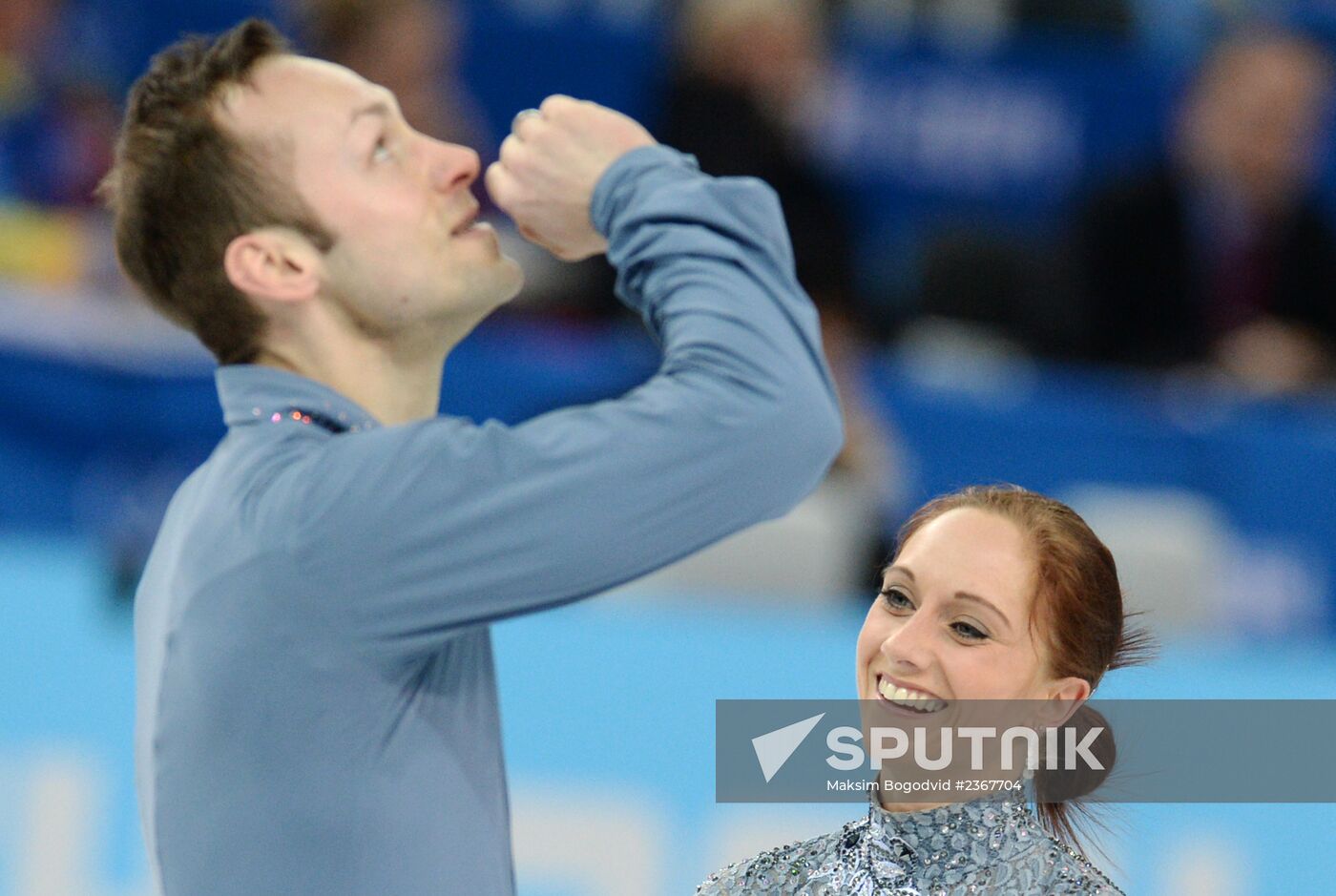 2014 Winter Olympics. Figure skating. Pairs. Short program