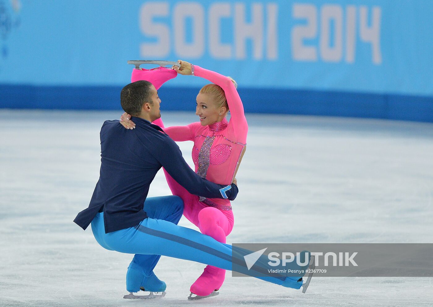 2014 Winter Olympics. Figure skating. Pairs. Short program