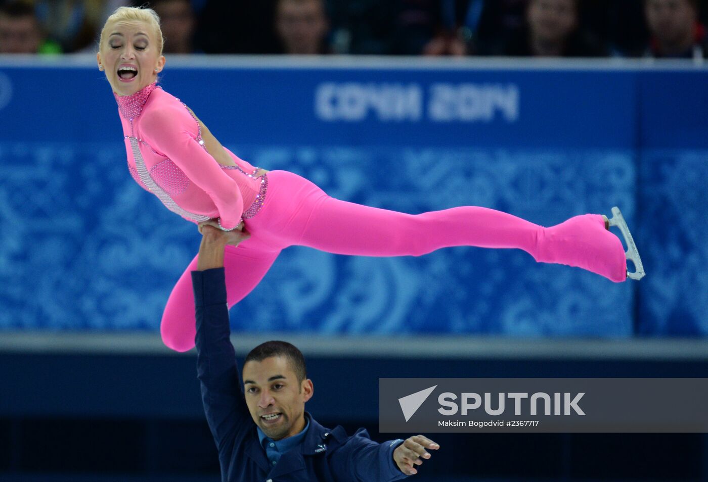 2014 Winter Olympics. Figure skating. Pairs. Short program