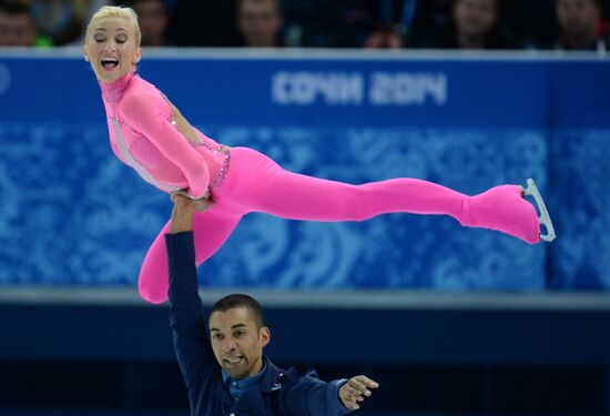 2014 Winter Olympics. Figure skating. Pairs. Short program