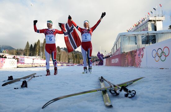 2014 Winter Olympics. Cross-country skiing. Women. Sprint