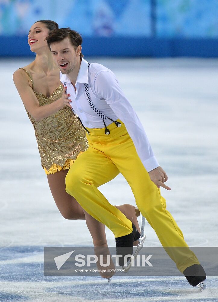 2014 Winter Olympics. Figure skating. Pairs. Short program